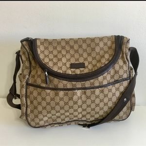 Authentic Gucci large shoulder bag/diaper bag